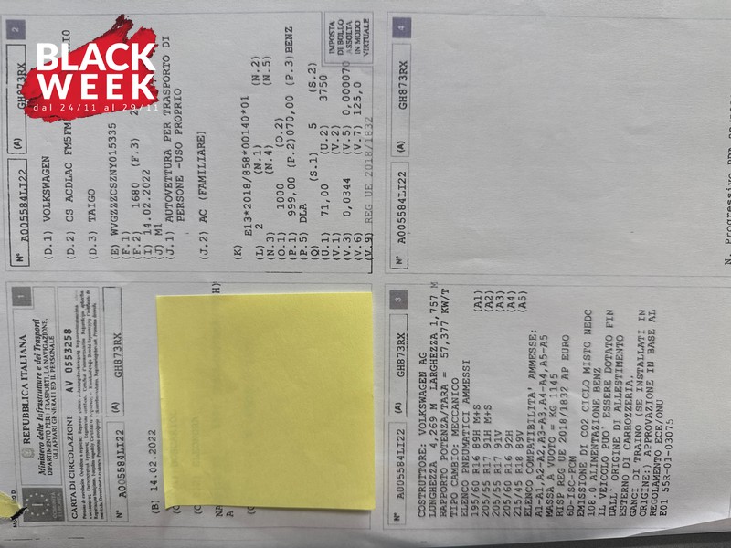 23 - Volkswagen Taigo 1.0 tsi life 95cv